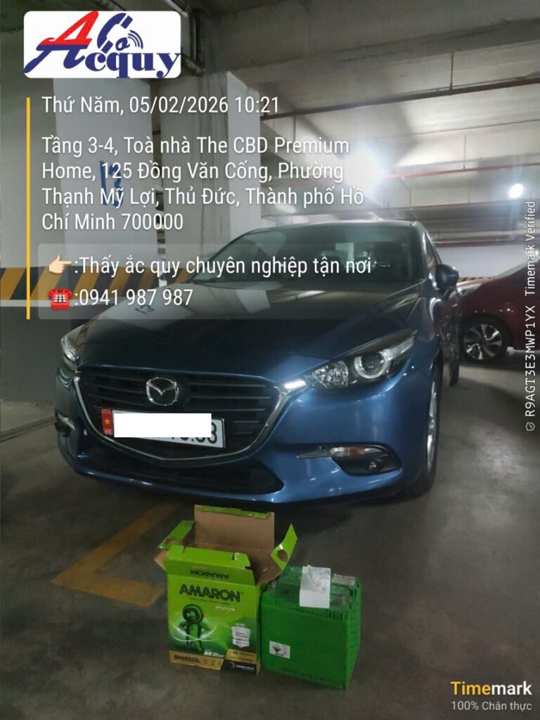 thay ắc quy Mazda CX-5