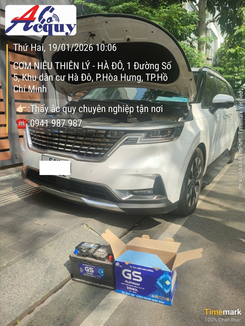 ắc quy kia Carnival