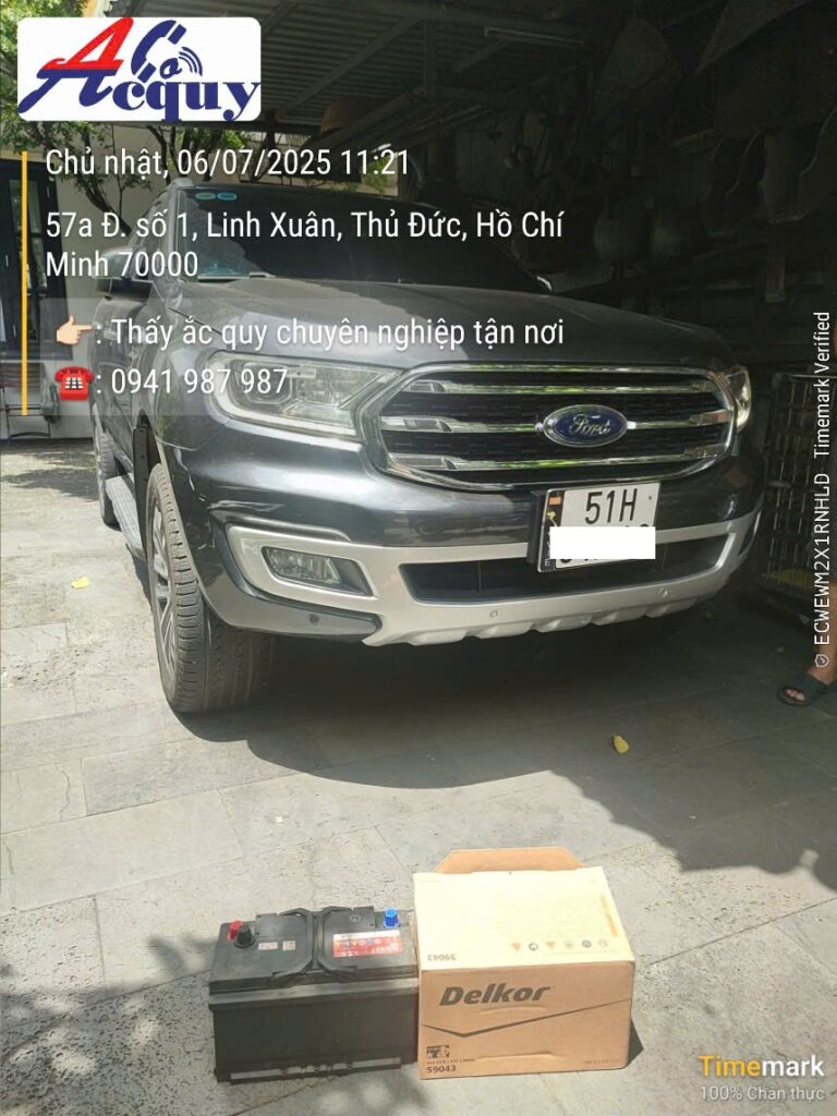 Thay Ắc Quy Cho Ford Everest cho hiệu quả cao