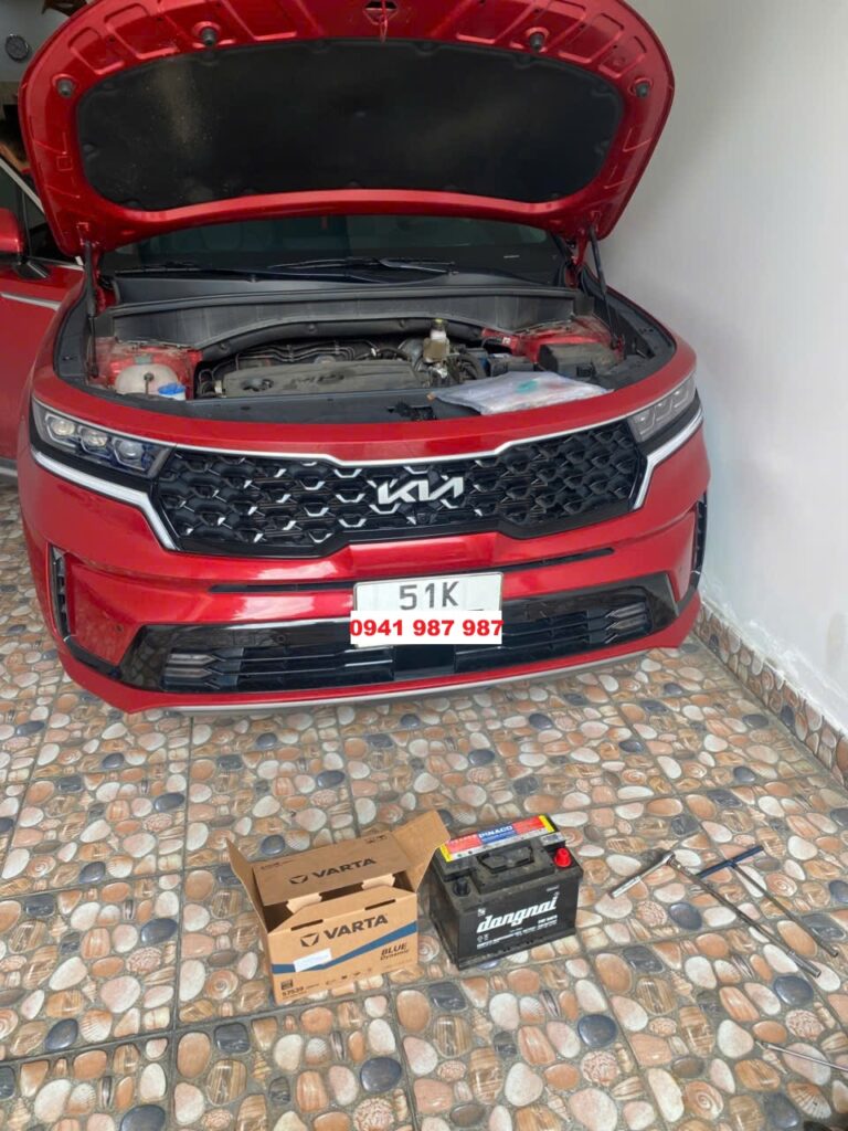 Cung cấp ắc quy xe Kia Sorento chính hãng
