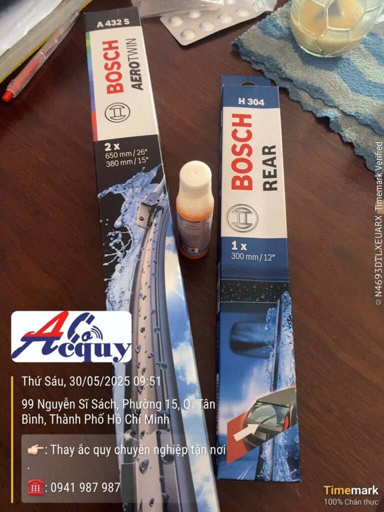 Địa chỉ chuyên thay gạt mưa Bosch Aerotwin