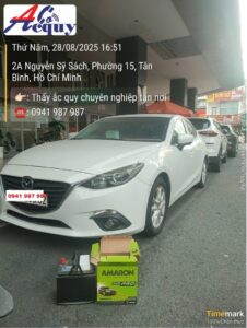 ắc quy Amaron cho xe Mazda