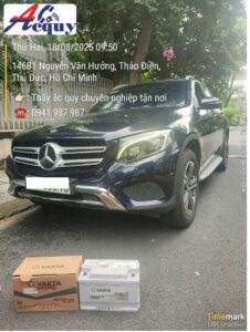 Ắc quy xe Mercedes