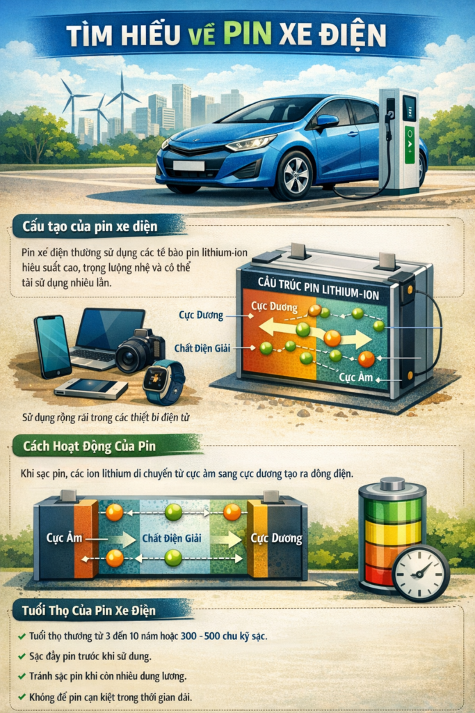 tìm hiểu ve pin xe điện