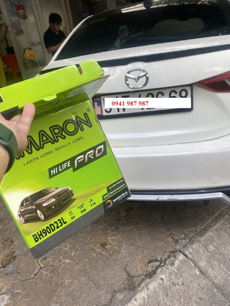 ắc quy Amaron cho xe Mazda