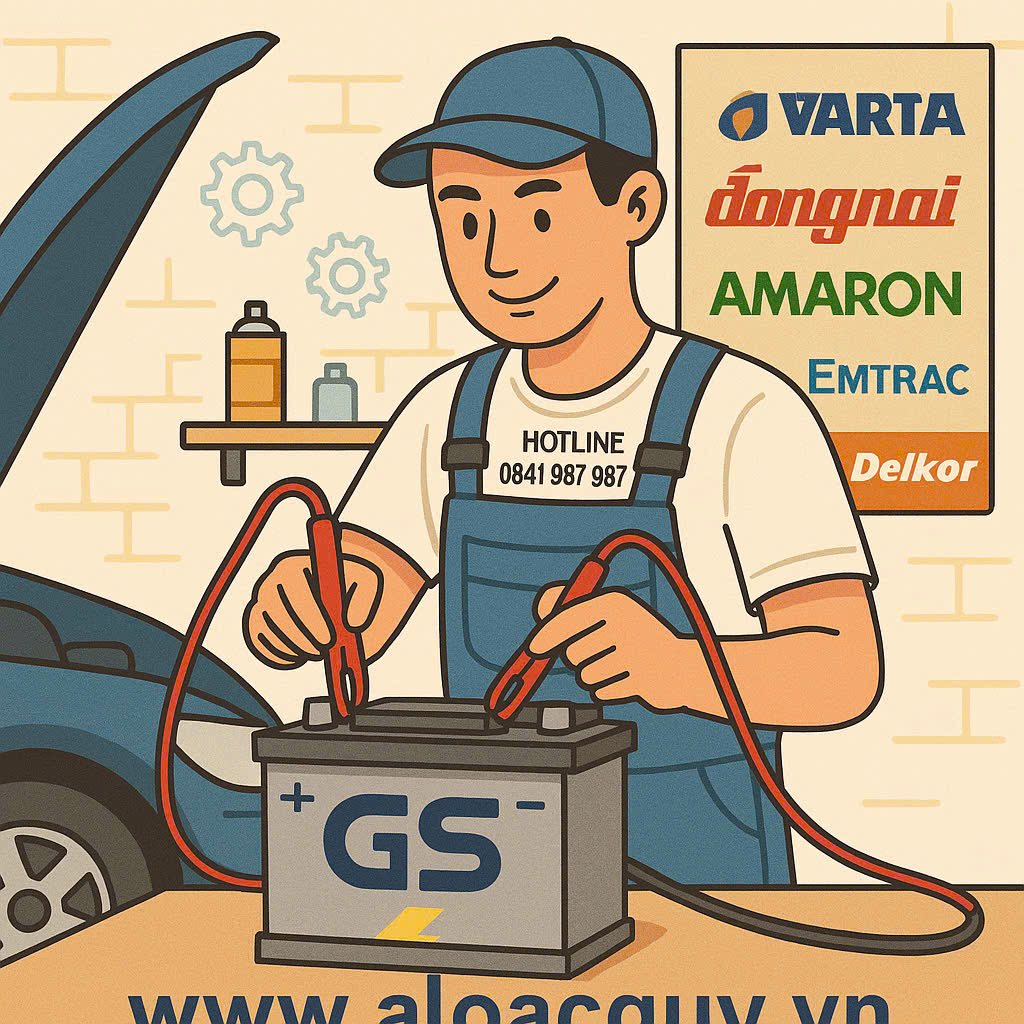 Lắp đặt ắc quy tận nơi quận Tân Bình