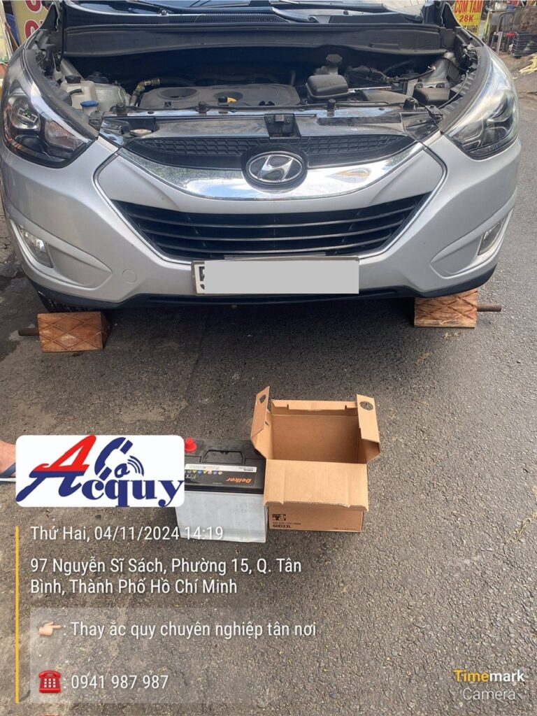 Ắc quy Delkor xe Hyundai Tucson