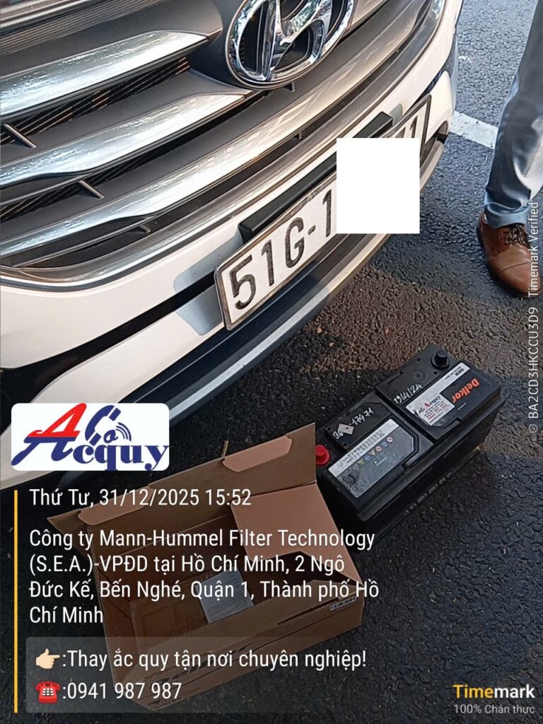 Thay Bình Ắc Quy Ô Tô Quận 1 TP.HCM