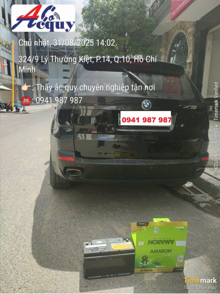 ắc quy Amaron cho BMW X5
