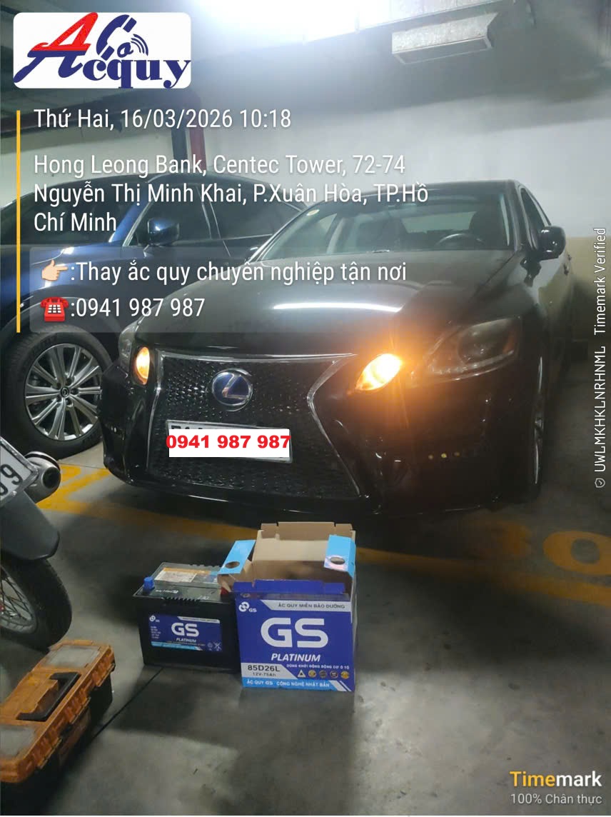 Thay Bình Ắc Quy Ô Tô Quận 1 TP.HCM